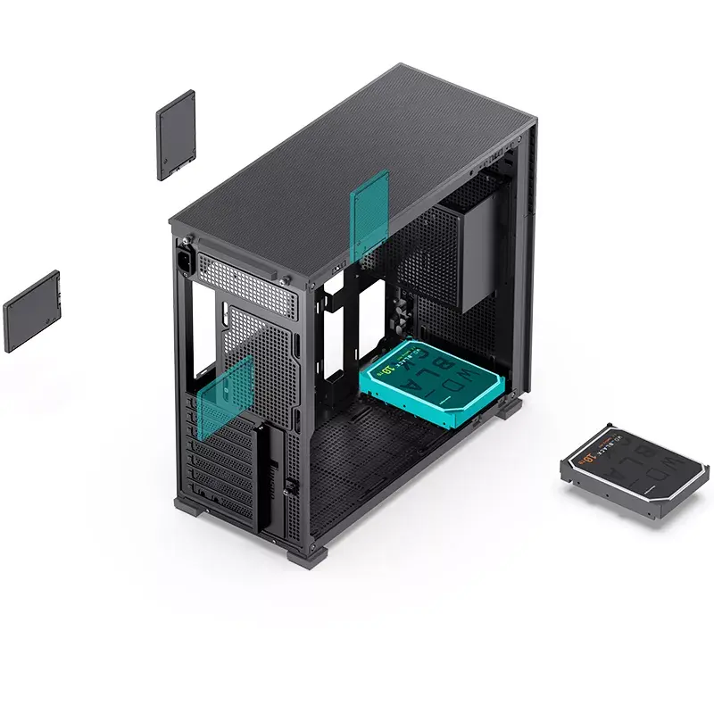 Caixa PC Jonsbo D41 STD Midi Tower preto