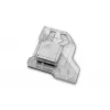 Bloco de água EK Water Blocks acrílico alumínio latão cobre prateado transparente