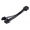 Cabo adaptador Akasa AK-CBPW22-15 de EPS de 8 pinos para EPS de 8 pinos + ATX de 4 pinos, 15 cm