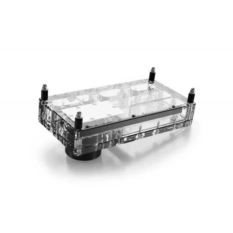 Bomba e reservatório Alphacool Core Distro Plate preto transparente acrílico alumínio cerâmica sintético