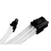 SilverStone SST-PP07-PCIW cabo de extensão de PCIe de 8 pinos para PCIe de 6+2 pinos, 0,25 m, branco
