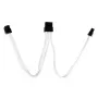 SilverStone SST-PP07-PCIW cabo de extensão de PCIe de 8 pinos para PCIe de 6+2 pinos, 0,25 m, branco
