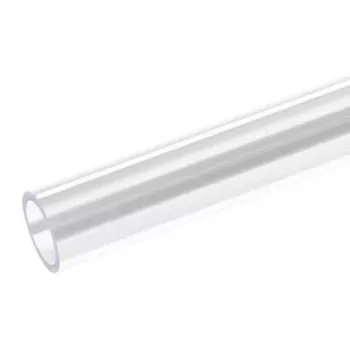 Bitspower BP-NCPLT14-L500 None Chamfer tubo de ligação em PETG, 14/11 mm, 50 cm, transparente