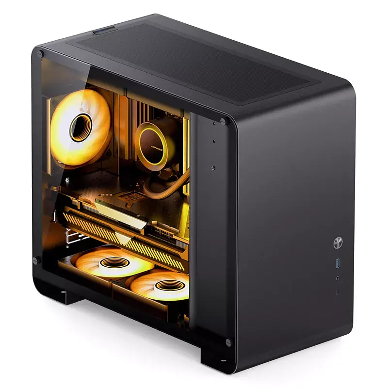 Caixa de PC Jonsbo U4 Mini Mini Tower preta