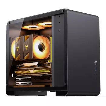 Caixa de PC Jonsbo U4 Mini Mini Tower preta