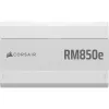 Fonte de alimentação CORSAIR – série RMe RM850e – totalmente modular, silenciosa, ATX – branca