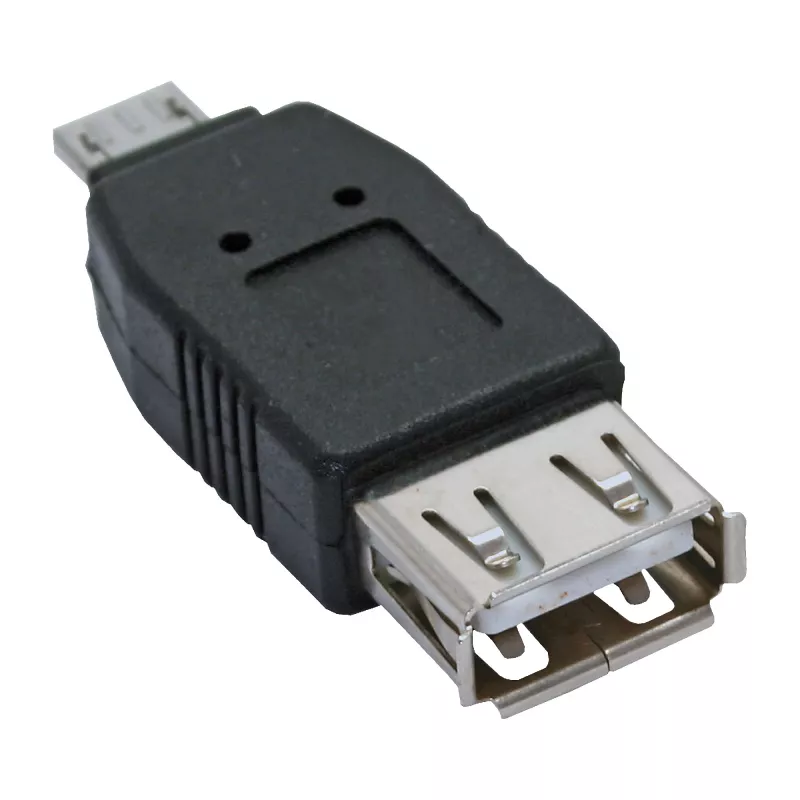 Adaptador InLine Micro USB Micro-A macho para USB Type A fêmea 31600