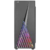 Caixa de PC Aerocool DELTABKV1 ATX com frente RGB, janela lateral completa, ventoinha de 12 cm, preta