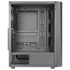 Caixa de PC Aerocool DELTABKV1 ATX com frente RGB, janela lateral completa, ventoinha de 12 cm, preta
