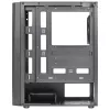 Caixa de PC Aerocool DELTABKV1 ATX com frente RGB, janela lateral completa, ventoinha de 12 cm, preta