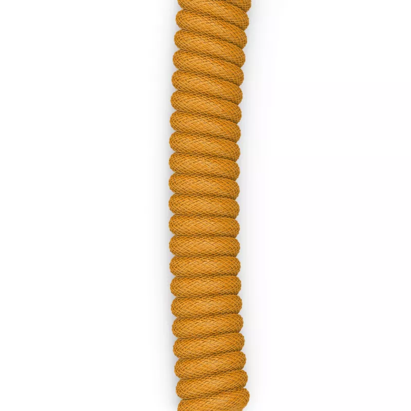 Cabo espiral USB GLORIOUS GMMK Glorious Gold para teclados mecânicos, cabo espiral removível, USB-A para USB-C