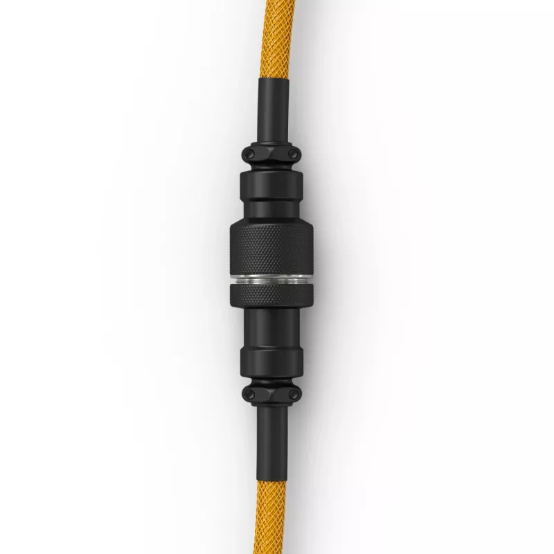 Cabo espiral USB GLORIOUS GMMK Glorious Gold para teclados mecânicos, cabo espiral removível, USB-A para USB-C