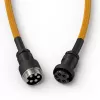 Cabo espiral USB GLORIOUS GMMK Glorious Gold para teclados mecânicos, cabo espiral removível, USB-A para USB-C