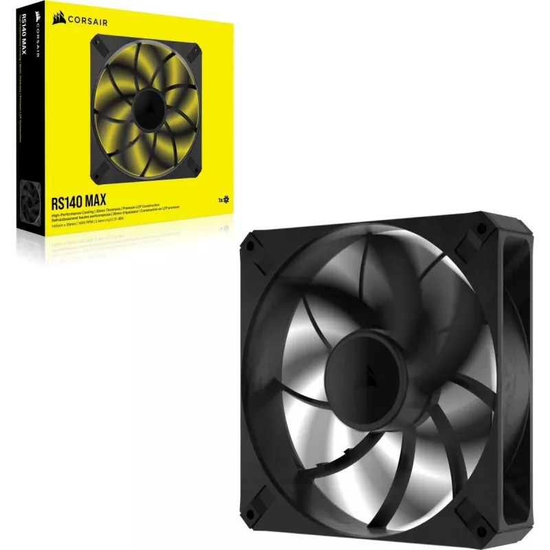 Ventoinha CORSAIR - série Rs Rs140 Max 140 mm embalagem individual