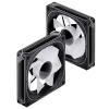 Jonsbo FR-505BR ventoinha de caixa ARGB com pás invertidas, PWM, 120 mm, 47,17 CFM, preta