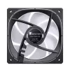 Jonsbo FR-505BR ventoinha de caixa ARGB com pás invertidas, PWM, 120 mm, 47,17 CFM, preta