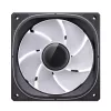 Jonsbo FR-505BR ventoinha de caixa ARGB com pás invertidas, PWM, 120 mm, 47,17 CFM, preta