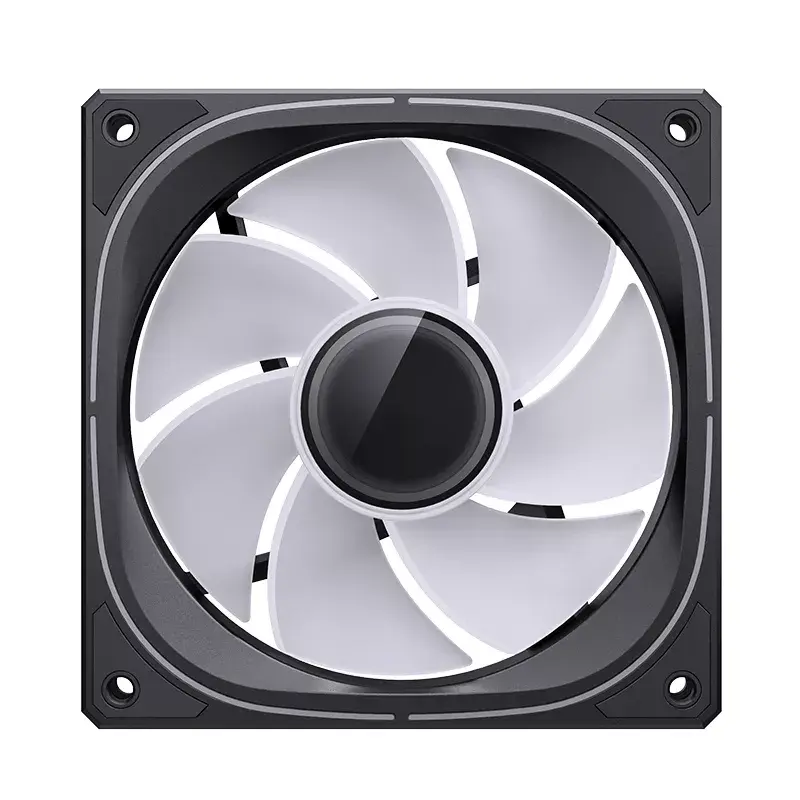 Jonsbo FR-505BR ventoinha de caixa ARGB com pás invertidas, PWM, 120 mm, 47,17 CFM, preta