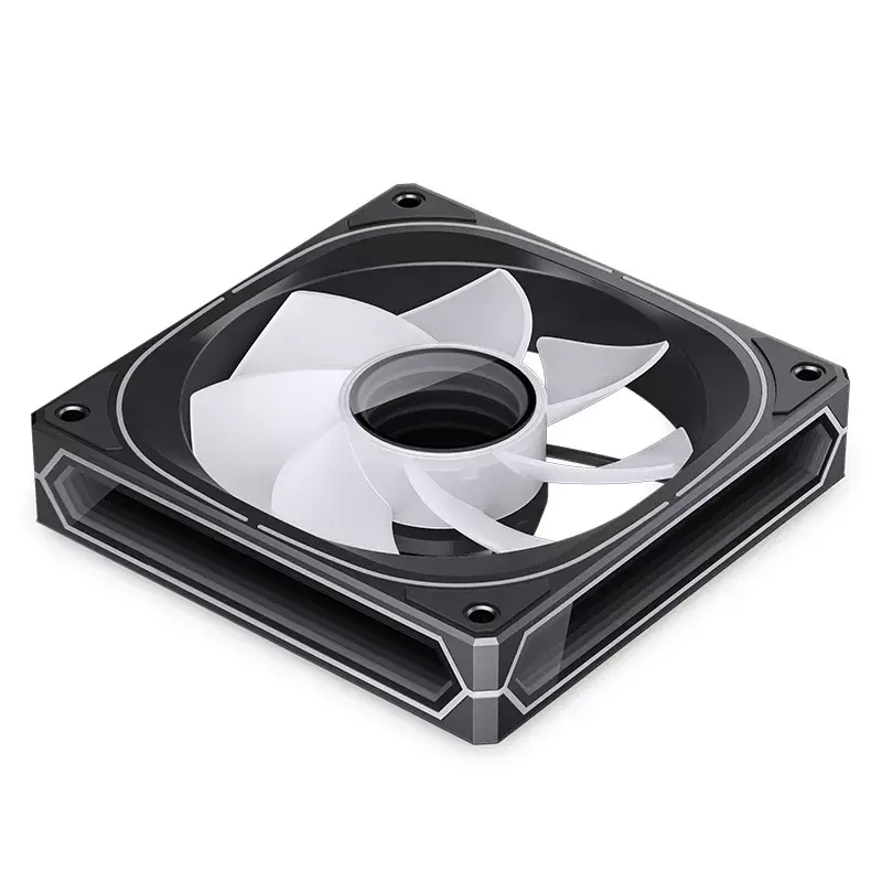 Jonsbo FR-505BR ventoinha de caixa ARGB com pás invertidas, PWM, 120 mm, 47,17 CFM, preta