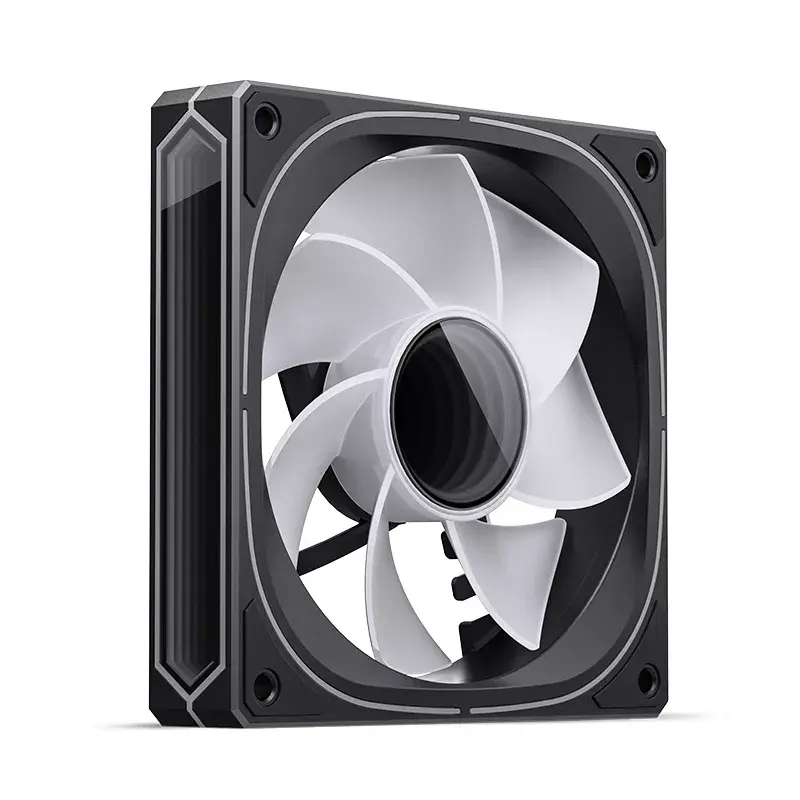 Jonsbo FR-505BR ventoinha de caixa ARGB com pás invertidas, PWM, 120 mm, 47,17 CFM, preta