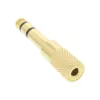 Adaptador de áudio InLine ficha 6,3mm / conector fêmea 3,5mm estéreo banhado a ouro metal
