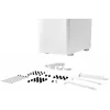 Caixa de PC be quiet! PURE BASE 501 Airflow Midi Tower branco — ATX, 3×140mm à frente, 1×140 mm atrás, 5×2,5 polegadas, 2×3,5 polegadas, USB‑C, suporte PWM