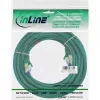 Cabo de rede InLine S/FTP PiMF Cat.6A sem halogéneos 500MHz verde 10m