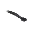 Akasa AK-CBFA04-15 cabo divisor PWM para ventoinhas, 15 cm, revestido, preto
