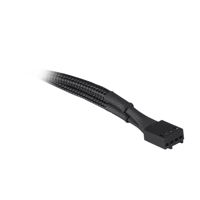 Akasa AK-CBFA04-15 cabo divisor PWM para ventoinhas, 15 cm, revestido, preto