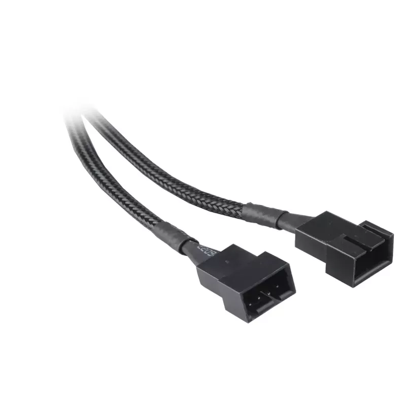 Akasa AK-CBFA04-15 cabo divisor PWM para ventoinhas, 15 cm, revestido, preto