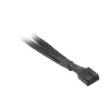 Akasa AK-CBFA04-15 cabo divisor PWM para ventoinhas, 15 cm, revestido, preto