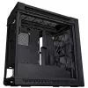 Caixa de PC ASUS ProArt PA602 Midi Tower preto – suporte ATX/EATX, vidro temperado, 2 ventoinhas frontais de 200 mm, radiador superior de 360 mm, GPU até 450 mm