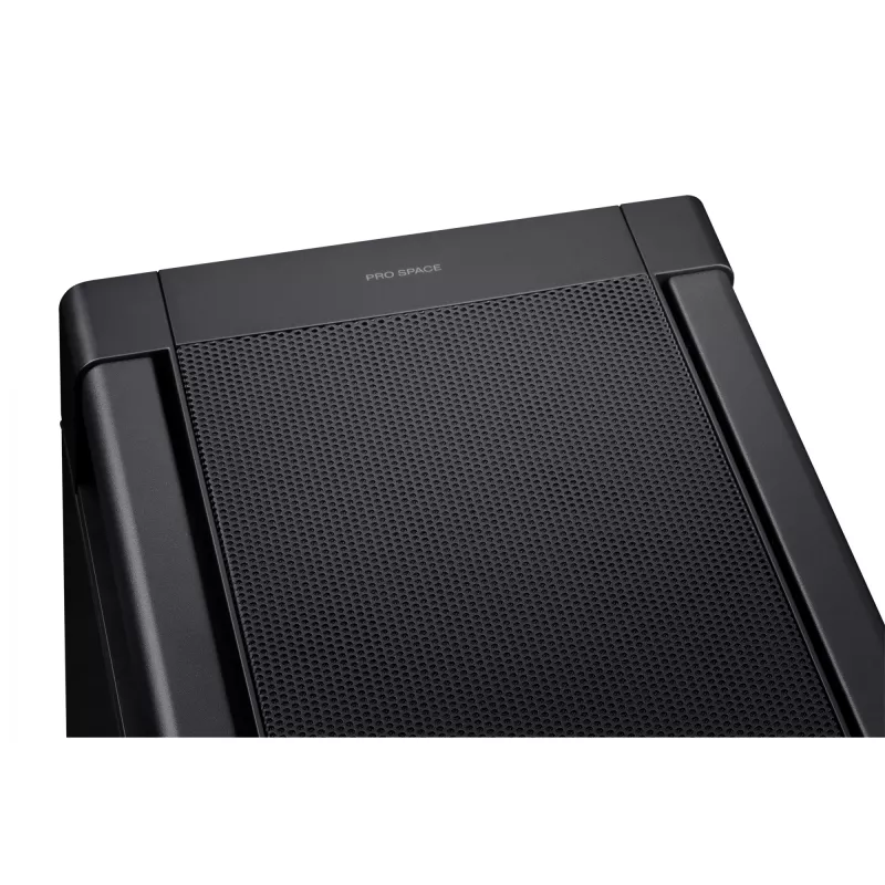 Caixa de PC ASUS ProArt PA602 Midi Tower preto – suporte ATX/EATX, vidro temperado, 2 ventoinhas frontais de 200 mm, radiador superior de 360 mm, GPU até 450 mm