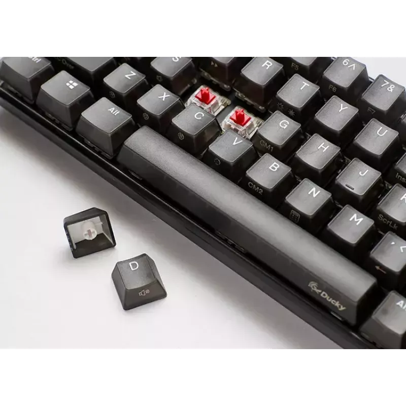 Teclado Gaming Ducky One 3 Aura SF USB QWERTY preto 67 teclas RGB