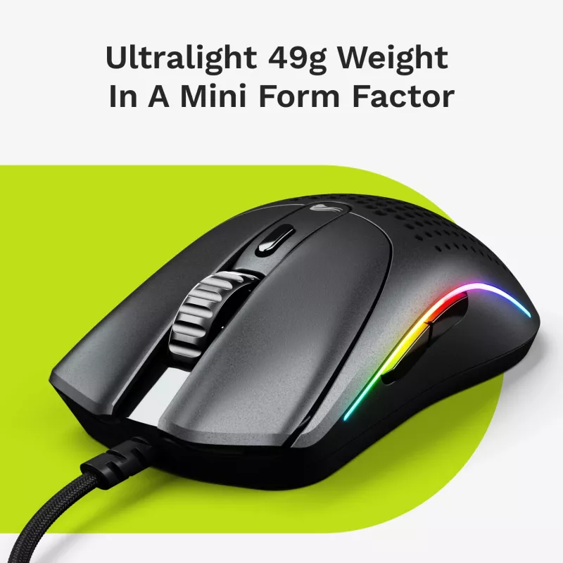 Rato gaming Glorious Gaming Model O 2 Mini RGB preto