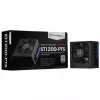 Fonte de alimentação SILVERSTONE ST1200-PTS 1200 W 80 PLUS Platinum, 20+4-Pin ATX, ventoinha de 120 mm, preto