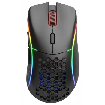 Glorious Gaming Glorious Model D Wireless – preto mate, destro, RF Wireless, 19000 DPI, preto