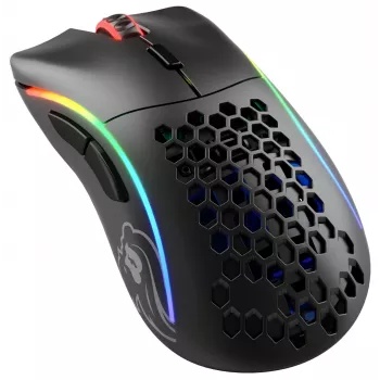 Glorious Gaming Glorious Model D Wireless – preto mate, destro, RF Wireless, 19000 DPI, preto