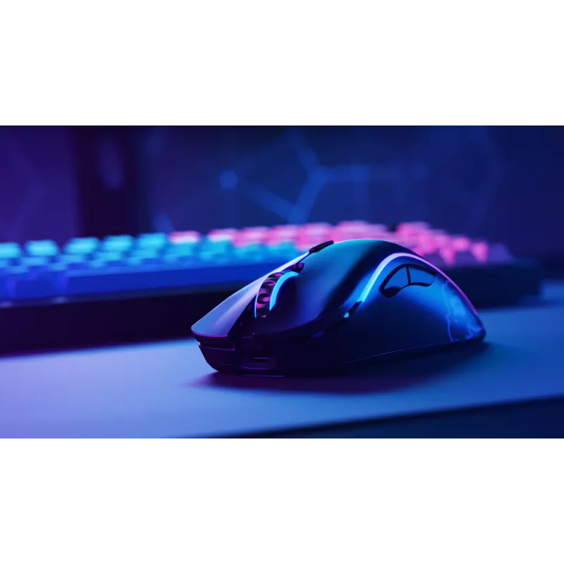 Glorious Gaming Glorious Model D Wireless – preto mate, destro, RF Wireless, 19000 DPI, preto
