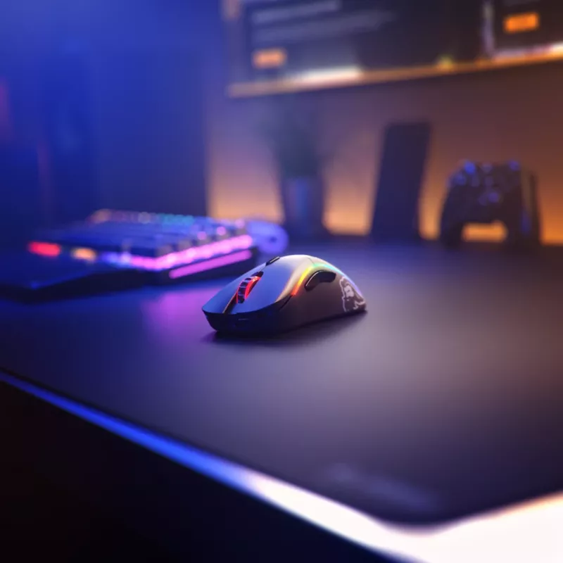 Glorious Gaming Glorious Model D Wireless – preto mate, destro, RF Wireless, 19000 DPI, preto