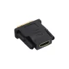 Adaptador InLine HDMI para DVI fêmea / macho dourado, 4K2K