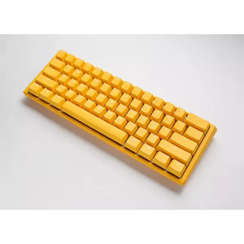 Teclado Ducky One 3 amarelo Mini gaming USB alemão mecânico RGB