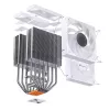 Jonsbo CR-3000 ARGB cooler de CPU de torre dupla, 2 x 120 mm, branco