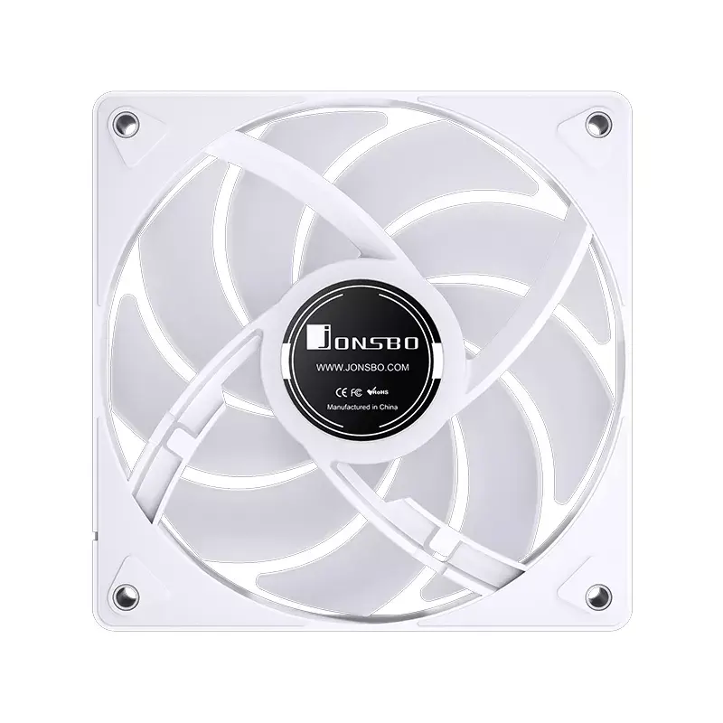 Jonsbo CR-3000 ARGB cooler de CPU de torre dupla, 2 x 120 mm, branco