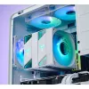 Jonsbo CR-3000 ARGB cooler de CPU de torre dupla, 2 x 120 mm, branco