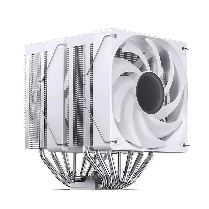 Jonsbo CR-3000 ARGB cooler de CPU de torre dupla, 2 x 120 mm, branco