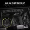 CORSAIR Rx Series iCUE LINK RX120 Kit de ventoinha tripla de 120 mm