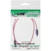 Cabo SATA InLine 6Gb/s com encaixes 0,5 m