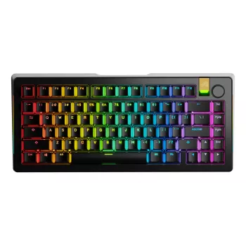Teclado mecânico gaming GLORIOUS GMMK 3 PRO HE 75% Wireless RF + Bluetooth, RGB, US QWERTY, preto