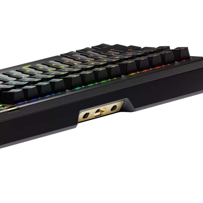 Glorious GMMK 3 Pro HE teclado gaming sem fios 75%, pré-montado, interruptores Fox HE, ANSI US, preto